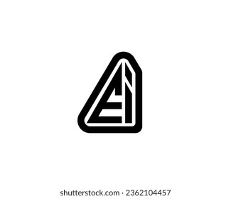 EI logo design vector template