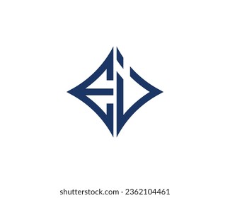 EI logo design vector template