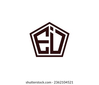 EI logo design vector template