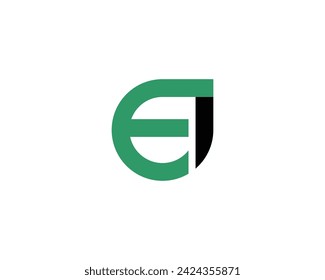 EI logo design vector template