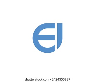 EI logo design vector template