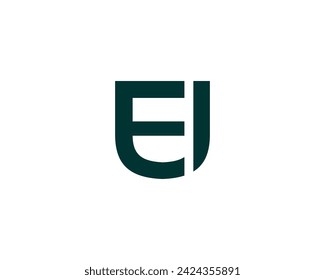 EI logo design vector template