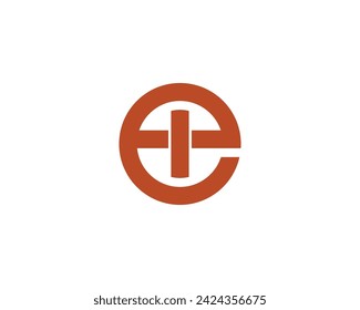 EI IE logo design vector template