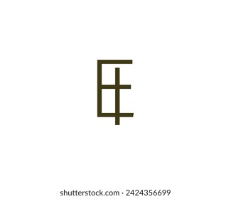 EI IE logo design vector template