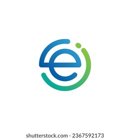 ei Logo, ei Monogram, Initial ei Logo, Letter ei Logo, Icon, Vector