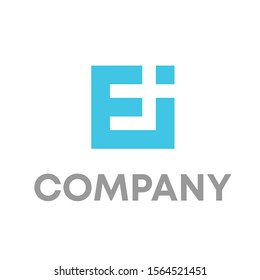 ei logo vector design template sign