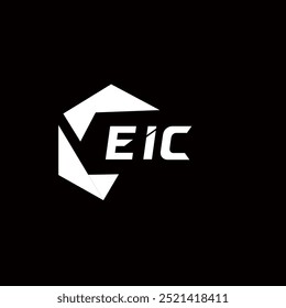 Logotipo da carta criativa minimalista do EIC. EIC vetor único iniciais alfabeto letra logotipo design
