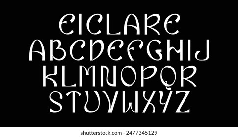 Eiclare decorative display font. Heavy stroke, fun character with alternate. To give you an extra creative work. Eiclare decorative display font support multilingual language.