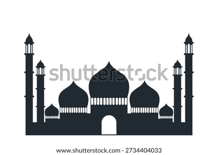 Eid adha and fitr arabic logo, collection set package design eid al fit, eid mubarak