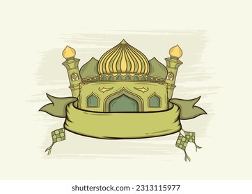 eid adha hand drawn minimal