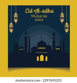 Eid Al Adha 2023 Mubarak Social Media Template