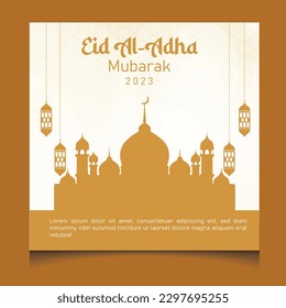 Eid Al Adha 2023 Mubarak Social Media Template