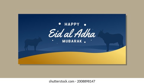 Eid Al Adha Banner and Background Design Template