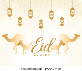 eid al adha card for muslim festival