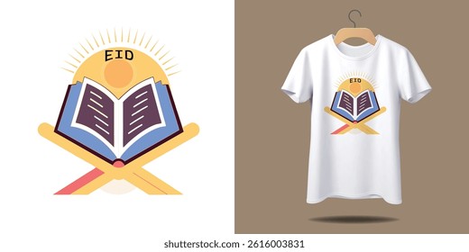 Eid al Adha Celebrate with Faith typography eid ul adha day dad tshirt design
