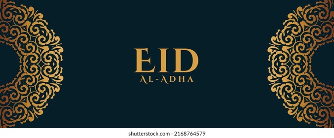 eid al adha celebration in arabic style floral style design