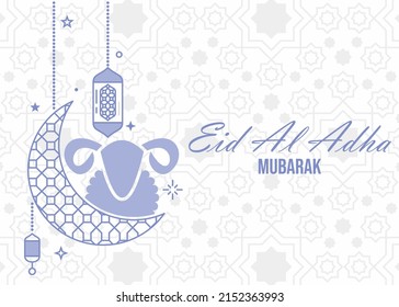 Eid al adha celebration poster design