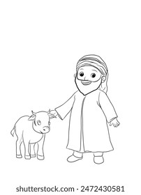 Eid Al adha coloring book 