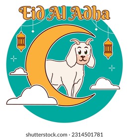 Eid Al Adha, luna creciente y cabra