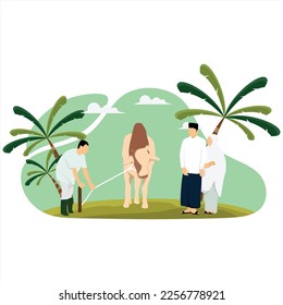 Eid al adha design vector, Eid al adha design template, Moslem design vector