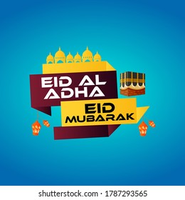 Eid al Adha or Fitr Mubarak sale offer banner design with abstract mandala with pattern ornament element. Horizontal promotion pos. Karim, marketing