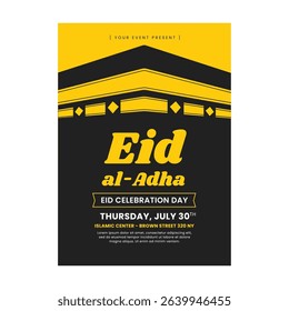 Eid al adha flyer poster template design