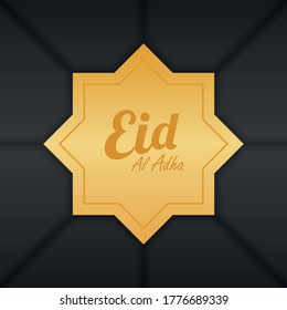 Eid Al Adha Getting Card Vector Template