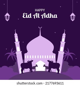 Eid al adha greeting card