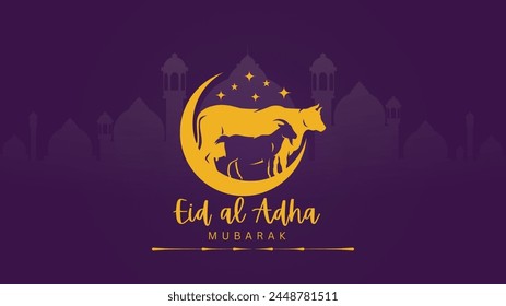 Eid al adha greeting card 