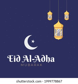Eid al Adha greetings with goat. selamat hari raya Idul Adha translates to Eid al Adha mubarak. social media post