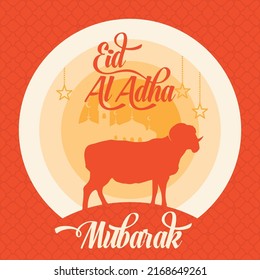 eid al adha greetings illustration