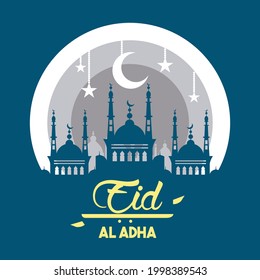 Eid Al Adha Greetings. Selamat Hari Raya Idul Adha Translates To Eid Al Adha Mubarak. Social Media Post