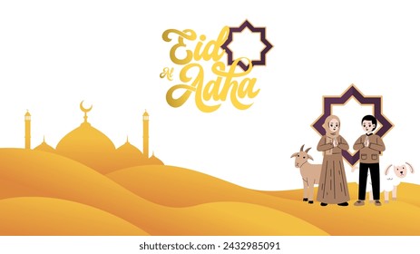 Eid al Adha icon, Ramadan design