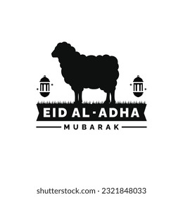 Eid Al Adha illustration. Idul Adha illustration design vector