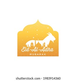 Eid Al Adha illustration vector graphic of good for islamic day, eid mubarak, eid fitr, greeting card, background. Eps 10