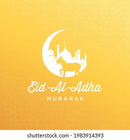 Eid Al Adha illustration vector graphic of good for islamic day, eid mubarak, eid fitr, greeting card, background. Eps 10