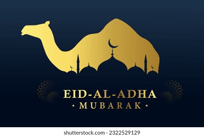 Eid al adha islamic Festival wünscht Hintergrunddesign.