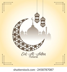 eid al adha logo design vector template