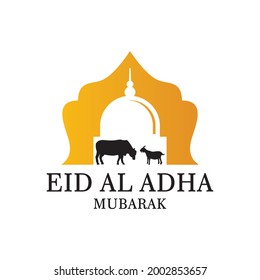 logotipo de eid al adha , vector del logotipo islámico