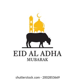 eid al adha logo , islamic logo vector