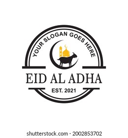 eid al adha logo , islamic logo vector