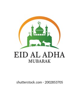 eid al adha logo , islamic logo vector
