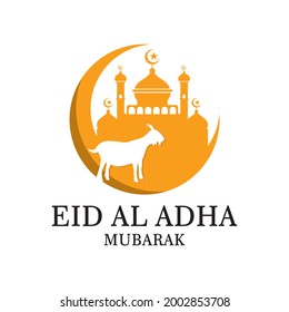 eid al adha logo , islamic logo vector