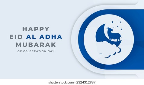Eid Al Adha Mubarak Celebration Vector Design Illustration for Background, Poster, Banner, Advertising, Greeting Card