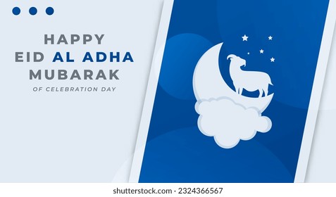 Eid Al Adha Mubarak Celebration Vector Design Illustration for Background, Poster, Banner, Advertising, Greeting Card
