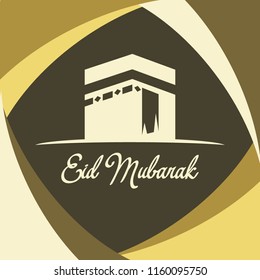 eid al adha mubarak concept for eid holiday (islamic holiday). vector illustration