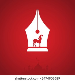 In: Eid Al Adha Mubarak. Kreatives Design. Illustrationen