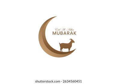 Eid al adha mubarak Greetings card abstract vector illustration for greeting card, poster and banner.
