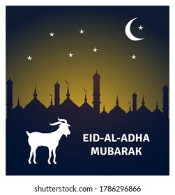 Ilustrador de Eid Al Adha Mubarak