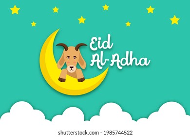 Eid Al Adha Mubarak, Muslim festival background template